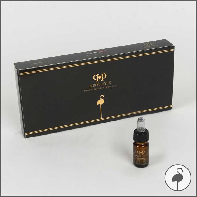 Peel Mix di Bioformula a base di acido Mandelico, Acido Salicilico e Acido Piruvico, indicato per trattare viso, collo, decolleté e mani