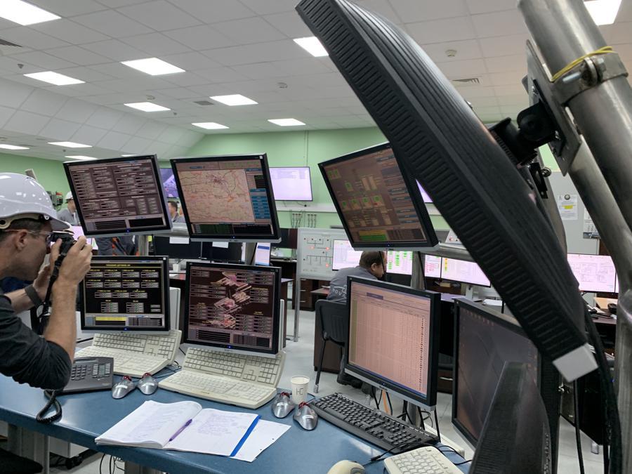 Dalla sala di controllo verranno diretti i lavori di smantellamento