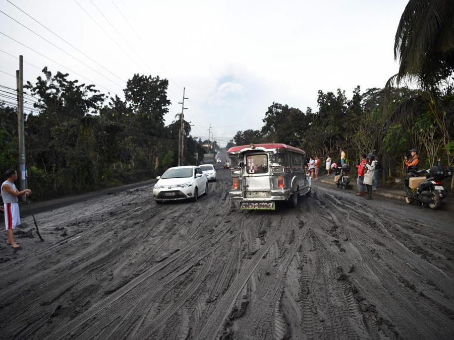 Città diTanauan, provincia di  Batangas a sud di Manila. (Photo by Ted ALJIBE / AFP)