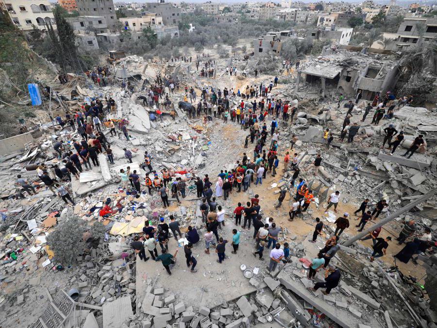 (Photo by Mahmud HAMS / AFP)