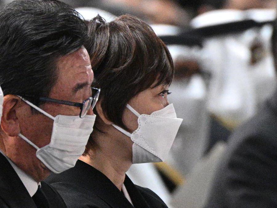 La vedova del Primo Ministro Shinzo Abe, Akie Abe  PHILIP FONG/Pool via REUTERS