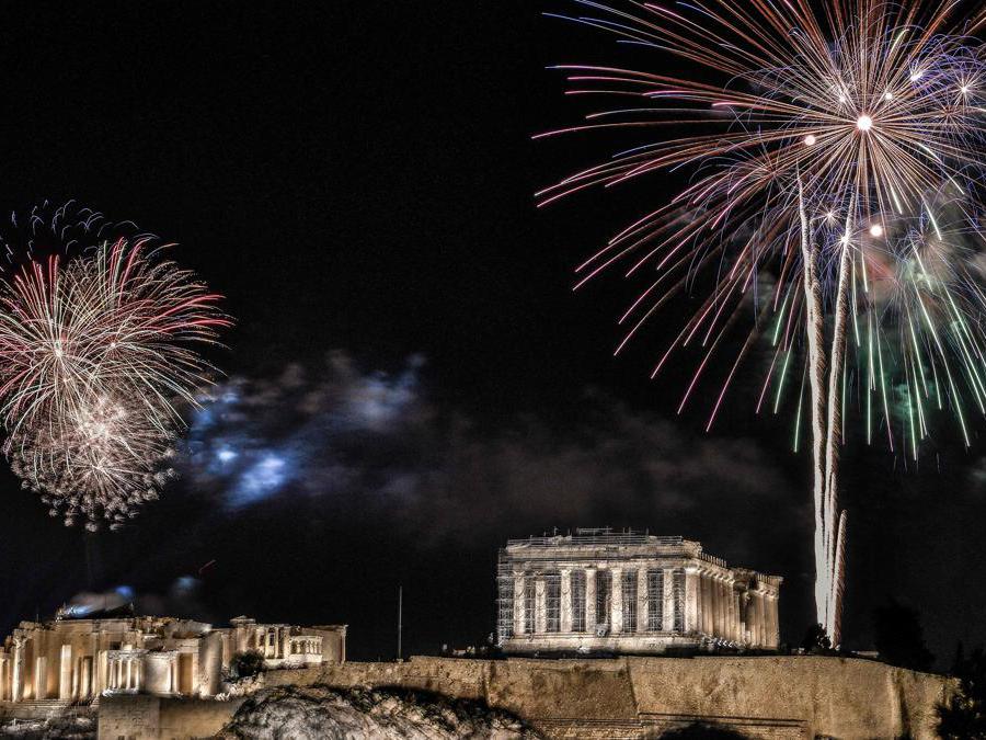 Atene. (Photo by Louisa Gouliamaki / Afp)