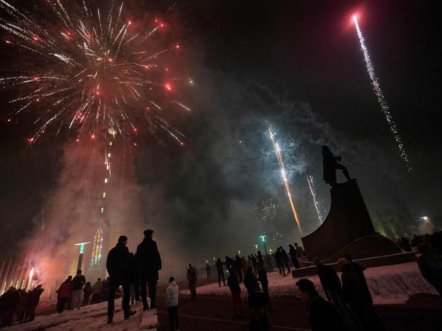 Reykjavik.  (Photo by Halldor Kolbeins / Afp)