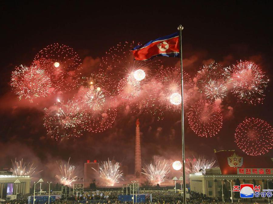 Pyongyang. (North Korea's official Korean Central News Agency (KCNA). (Photo by STR / KCNA VIA KNS / AFP)   