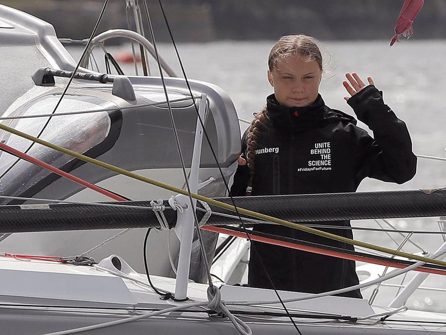 Greta Thunberg. (Photo by Kirsty Wigglesworth / POOL / AFP)