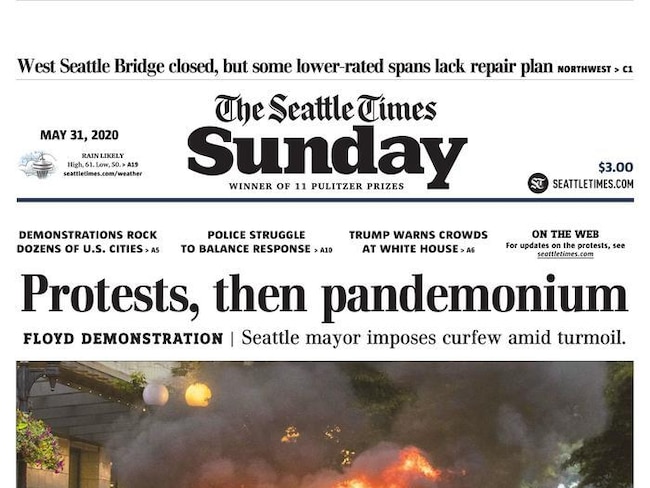La rivolta sui giornali Usa: le prime pagine 
