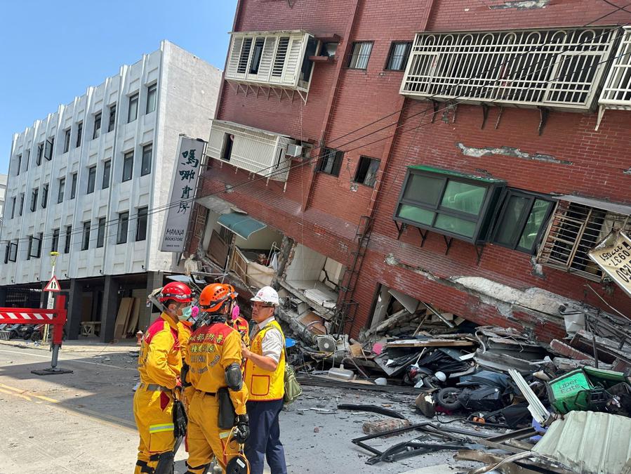 Taiwan National Fire Agency/Handout via Reuters 