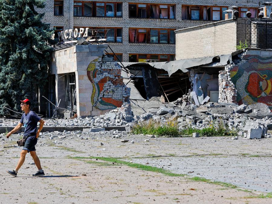 Svitlodarsk , regione di  Donetsk (REUTERS/Alexander Ermochenko)