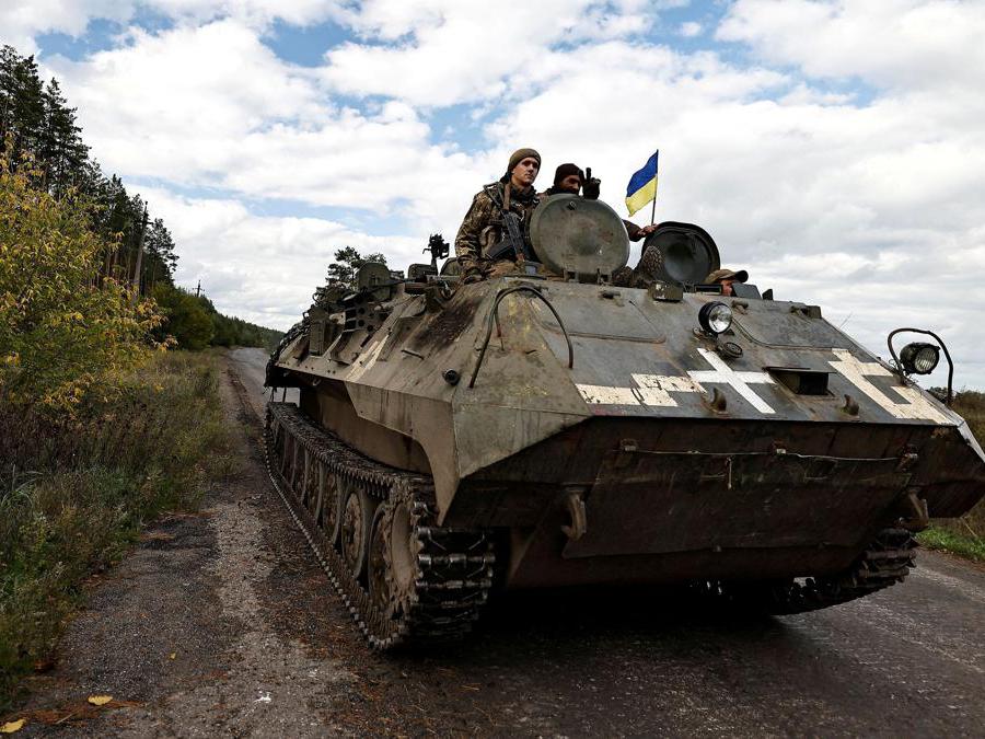 Regione di Donetsk, un carro armato ucraino (REUTERS/Zohra Bensemra)