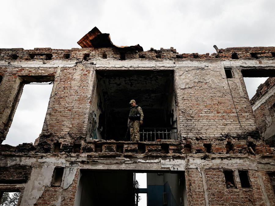 Lyman, regione di Donetsk  (REUTERS/Zohra Bensemra)