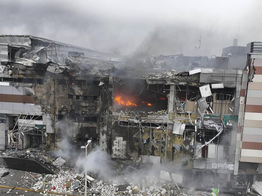 Ukrainian Emergency Service via AP