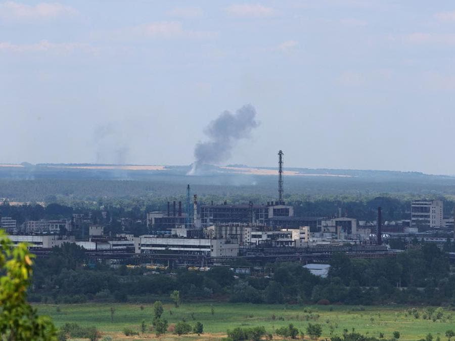 L’azienda chimica Azot a Sievierodonetsk (REUTERS/Alexander Ermochenko)