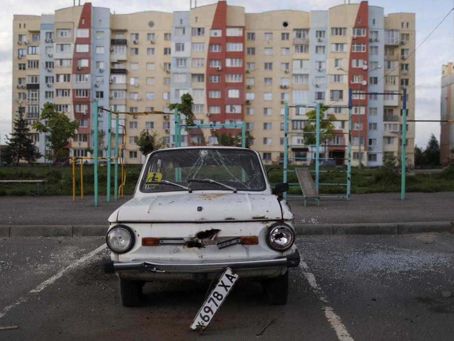 Saltivka, sobborgo di Kharkiv (REUTERS/Ricardo Moraes)