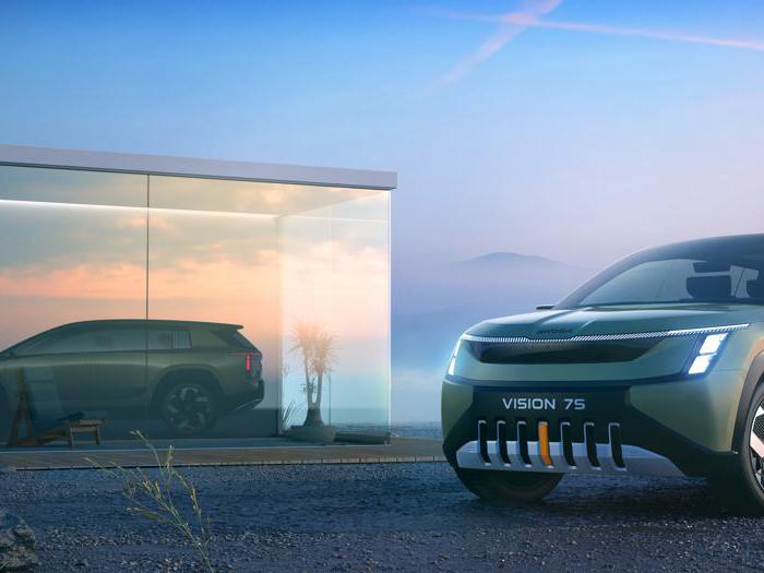 Škoda Vision 7S, tutte le foto del concept che anticipa il futuro 