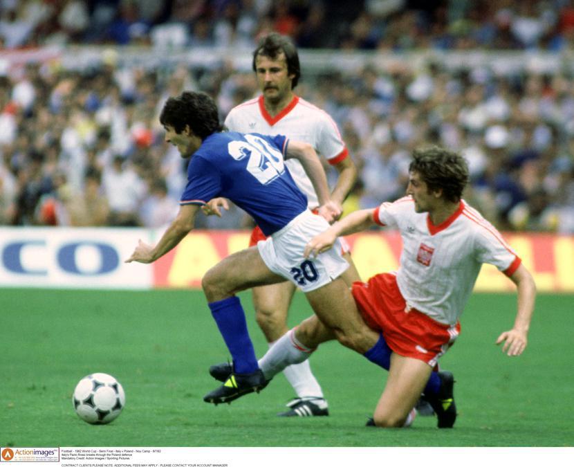 Semifinale Italia-Polonia, Paolo Rossi buca la difesa polacca (Action Images / Sporting Pictures)