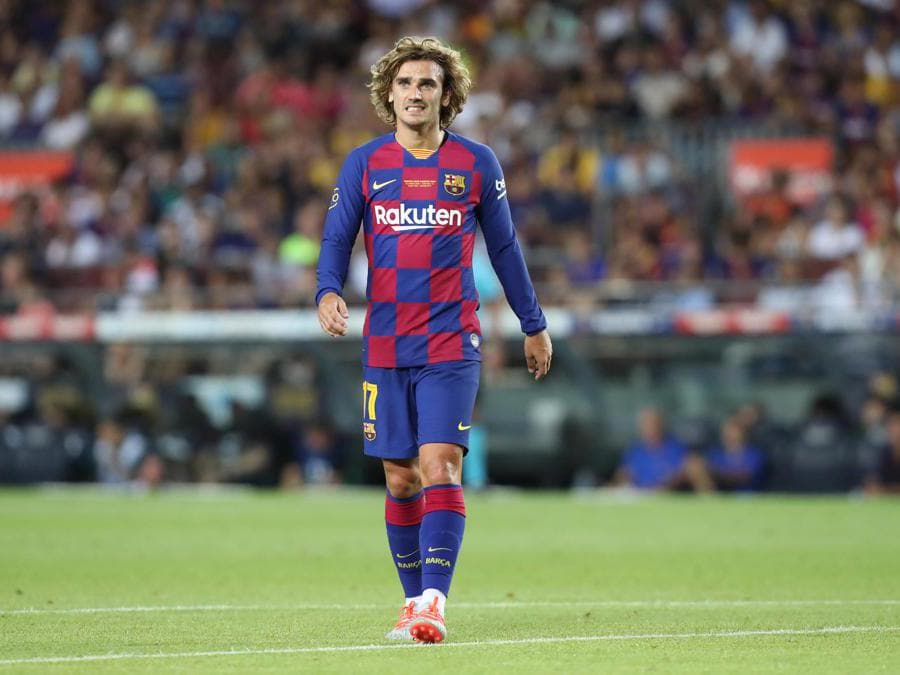 Il 28enne attaccante francese, Antoine Griezmann, acquistato dal Barcellona. Nella casse dell'Atletico Madrid 120 milioni di euro. (Afp)