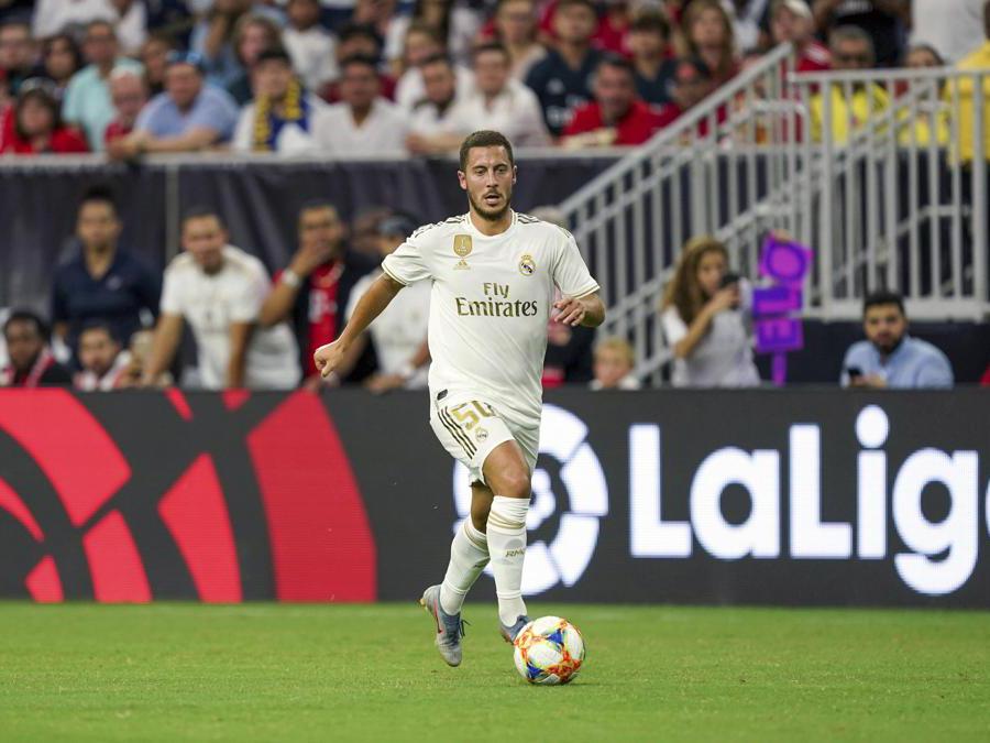 Il 28enne centrocampista belga Eden Hazard, acquistato dal Real Madrid. Al Chelsea 100 milioni di euro. (Ap)