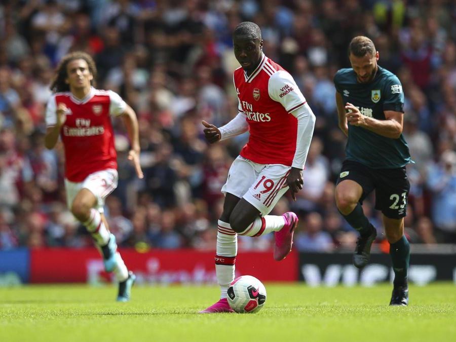 Il 24enne attaccante ivoriano Nicolas Pépé, acquistato dall'Arsenal. Al Lilla circa 80 milioni di euro. (Ap)