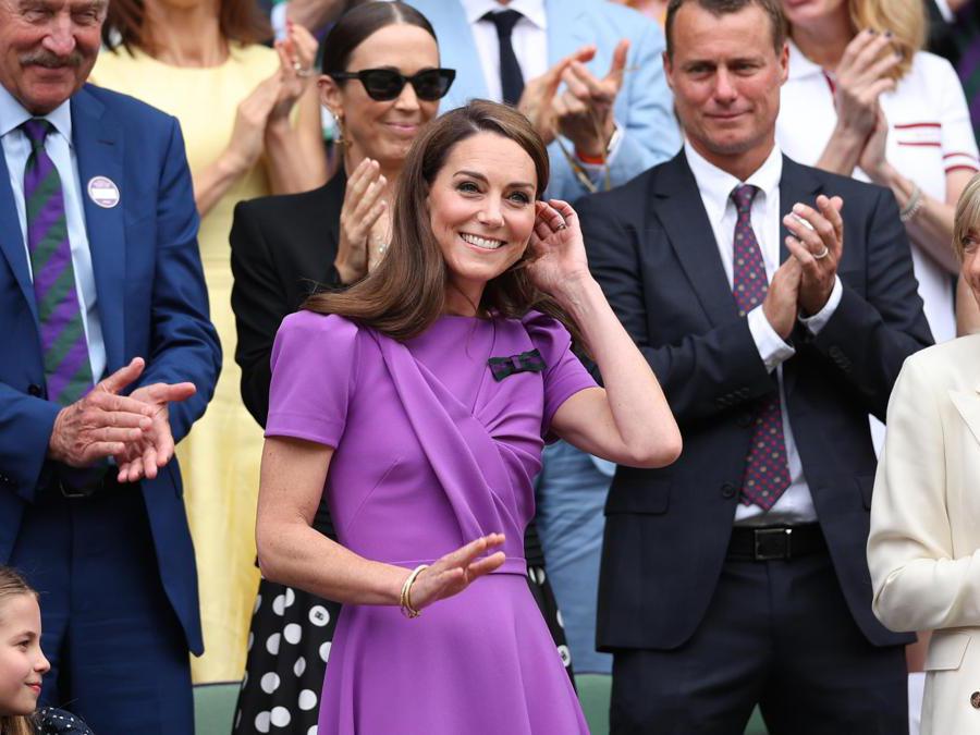 La principessa Kate a Wimbledon. (EPA)