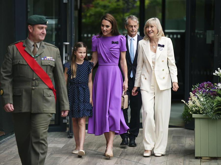 Catherine, principessa del Galles e la principessa Charlotte della Gran Bretagna. (AP)