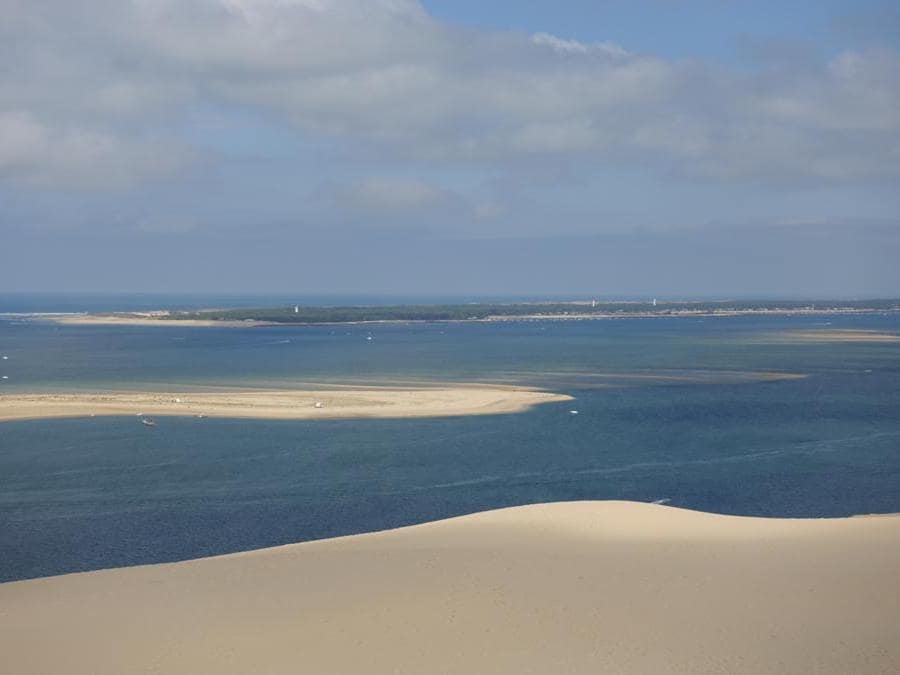 Cap-Ferret, il Banc d’Arguin e l’Atlantico visti dalla Dune du Pilat (Arcachon)