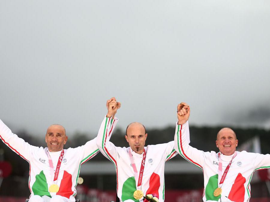 Luca Mazzone, Diego Colombari e  Paolo Cecchetto. (Reuters / Lisi Niesner)