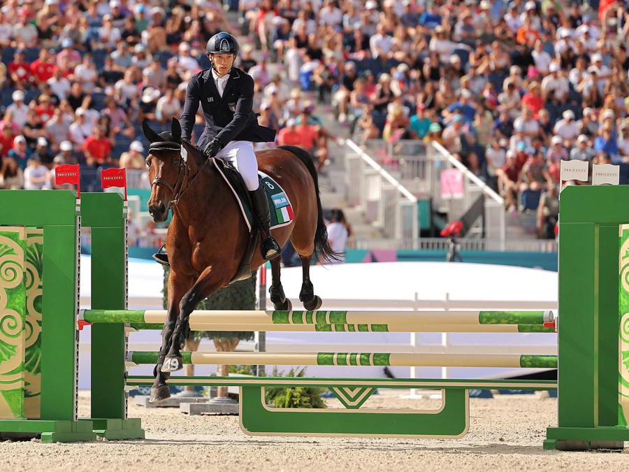 10 agosto 2024 -  Giorgio Malan medalia di Bronzo nel Pentathlon moderno maschile. (REUTERS/Zohra Bensemra)