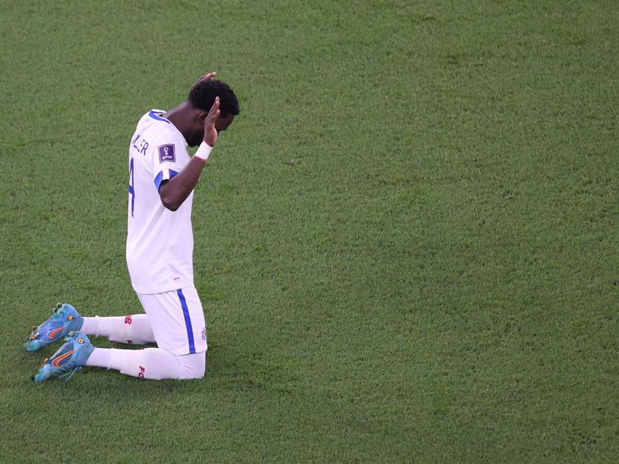  Keysher Fuller del Costa Rica (Epa/Abedin Taherkenareh)