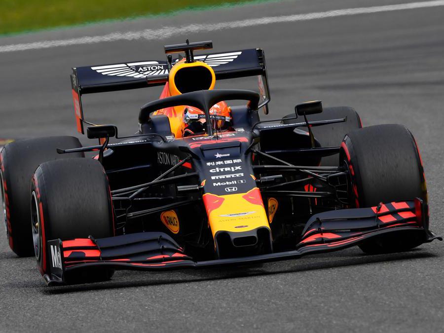 La Red Bull di Max Verstappen (Photo by JOHN THYS / AFP)