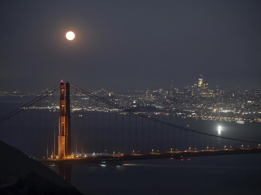 Golden Gate Bridge, California. (Carlos Avila Gonzalez/San Francisco Chronicle via AP)