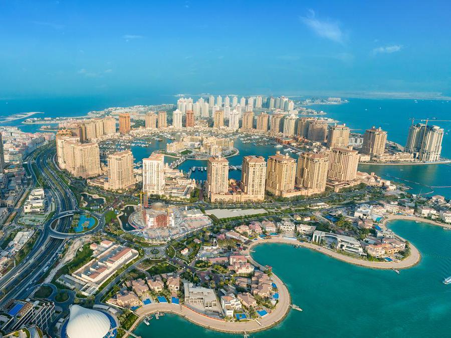Qatar, The Pearl Aerial