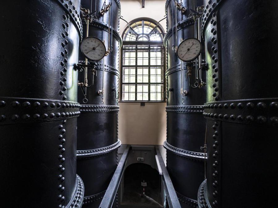 L'acquedotto storico Wasserwerk am Hochablass ad Augusta, Germania. ll sistema di gestione idrica di Augsburg è stato inserito nell'elenco dei patrimoni dell'umanità dall'Unesco. EPA/LUKAS BARTH-TUTTAS