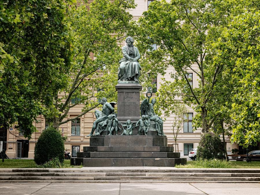 Il monumento a Beethoven a Beethovenplatz - Vienna Tourist Board, Paul Bauer