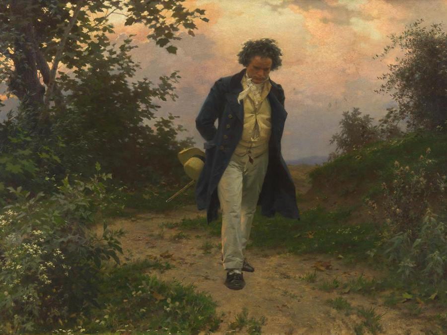 Ritratto di Ludwig van Beethoven, 1901, Julius Schmid (Wien Museum)